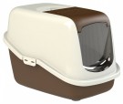 PeeWee EcoHus med Tak, Brun / Creme, 56 x 39 x 38,5 cm thumbnail