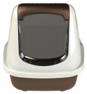 PeeWee EcoHus med Tak, Brun / Creme, 56 x 39 x 38,5 cm thumbnail