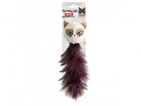 Grumpy Cat Feather Tail