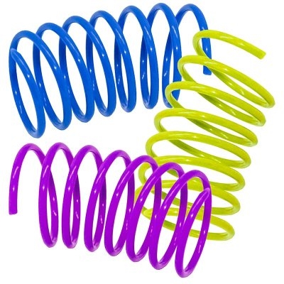 Spiralfjær Mix Farger, 10 pk, 5 cm