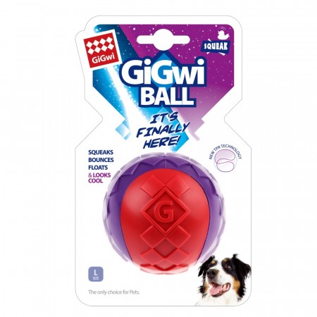 GiGwi Ball, Rød, L