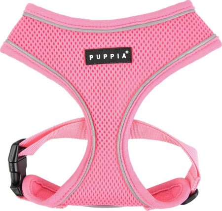 Puppia Soft A PRO Sele med Refleks, Rosa, S