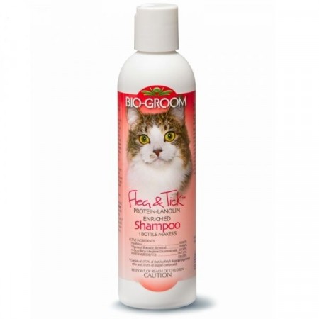 Bio-Groom Flea & Tick Protein-Lanolin Enriched Shampoo, 236 ml