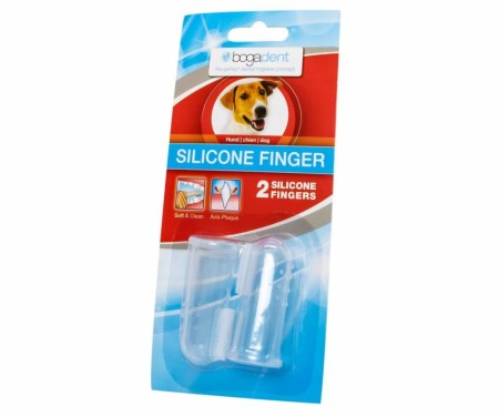 Bogadent Silikon Finger Tannbørste, 2 pk.