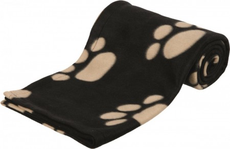 Trixie Barney, Svart med Beige Potetrykk, 150 x 100 cm