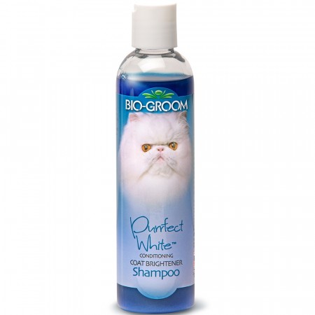 Bio-Groom Purrfect White Conditioning Coat Brightener Shampoo, 236 ml