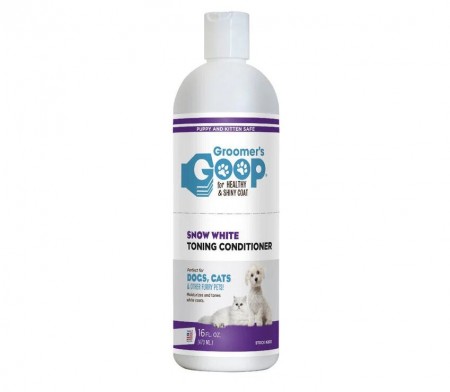 Groomer's Goop Snow White Toning Conditioner, 473 ml