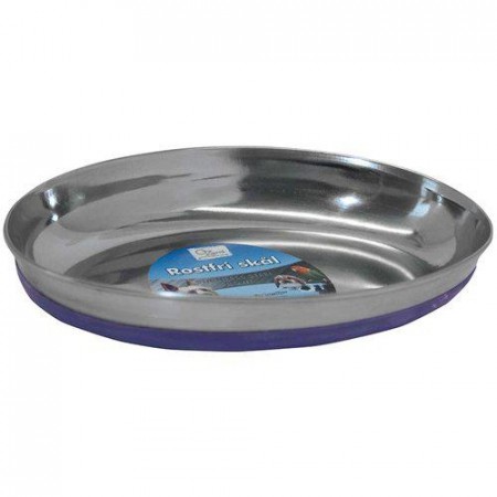 Ozami Oval Skål med Antiskli, Blå - 250 ml
