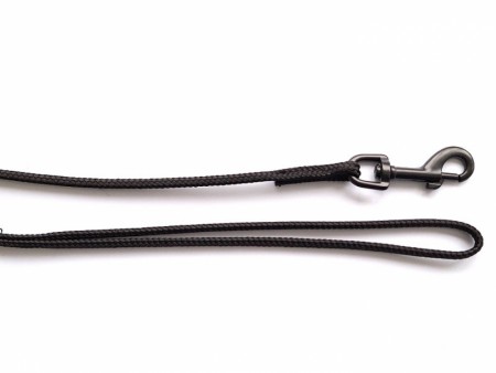 Utstillingsline med Svart Krok, Svart, 6 mm