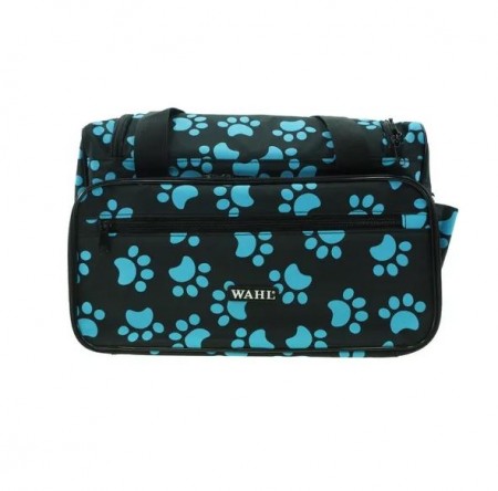 Wahl Grooming Bag, Svart med Blå Poter