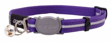 Rogz AlleyCat A-Purple Halsbånd, S