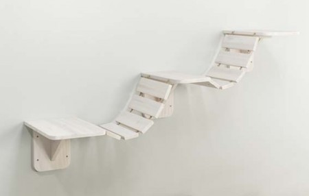 Trixie Taubro til Vegg i Tre / Sisal, 150 x 30 cm, Hvit